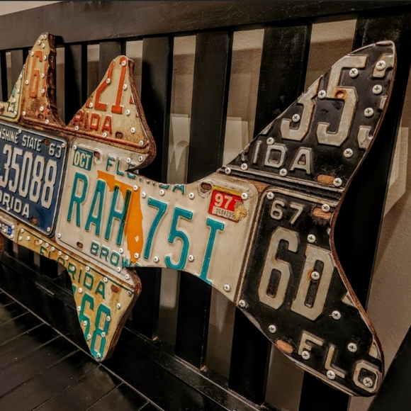 Custom Florida snook license plate wall art, indoor/outdoor - Picture 3 of 3